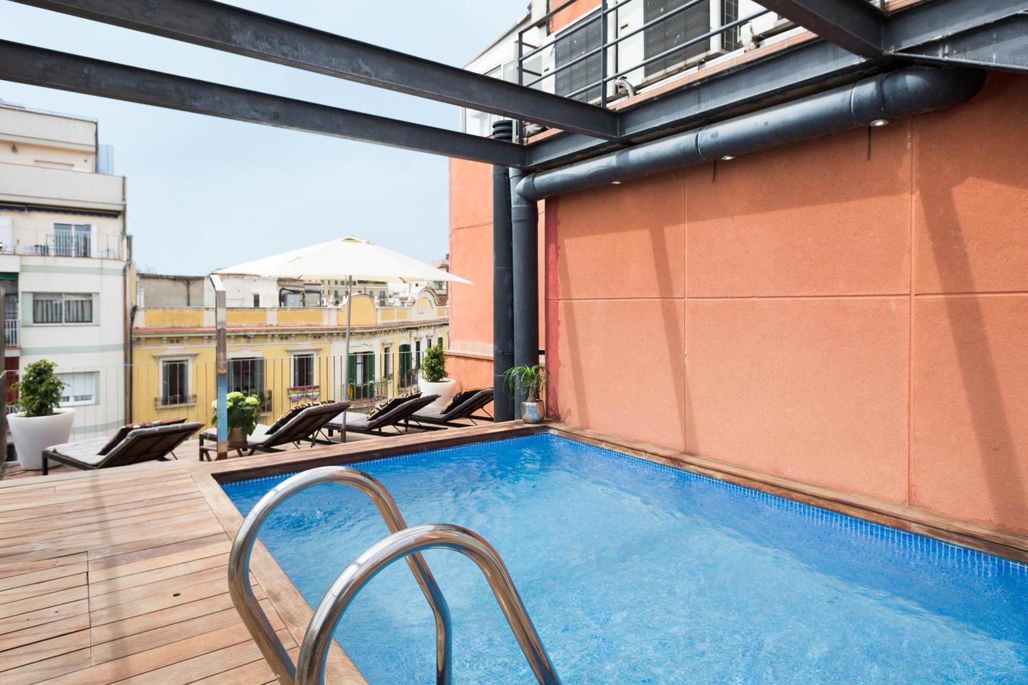 Apartment Barcelona Rentals - Pool Terrace In City Center Rom bilde
